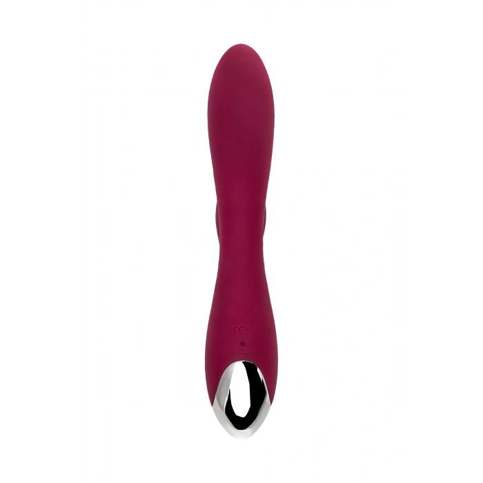 VipMarketim LEROİNA Mion  Vibratör, silikon, bordo, 22 cm