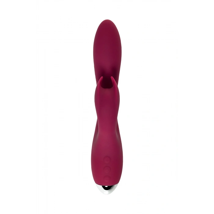 VipMarketim Leroi̇na Mion Vibratör, Silikon, Bordo, 22 Cm