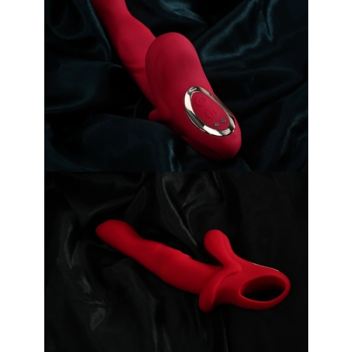 VipMarketim L-Join Kırmızı Teklojik Modern Vibratör