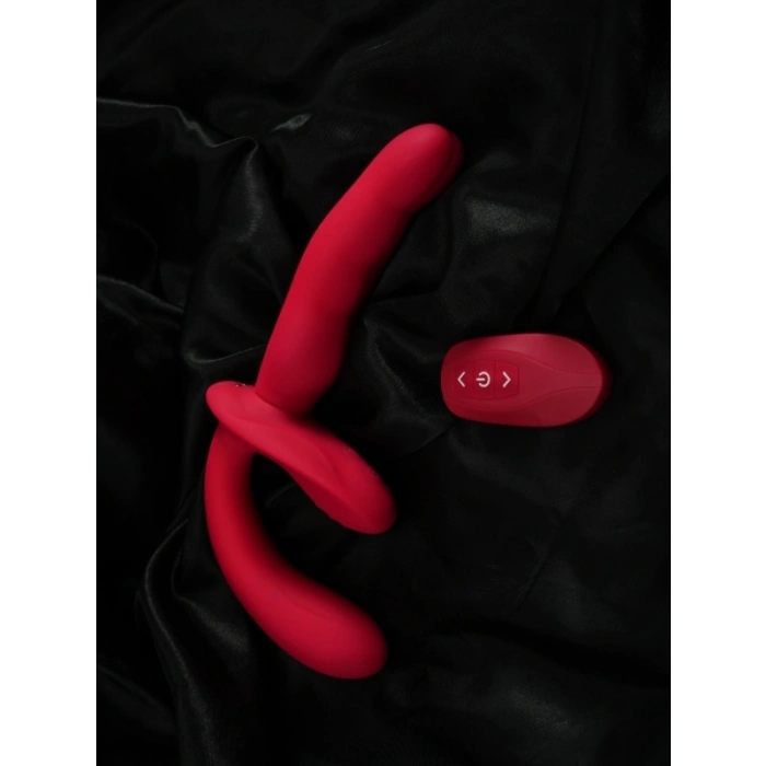 VipMarketim L-Join Strapless Vibratör – 10 Farklı Titreşim Modu, Uzaktan Kumandalı, Şarjlı G Nokta Uyarıcılı Tasarım