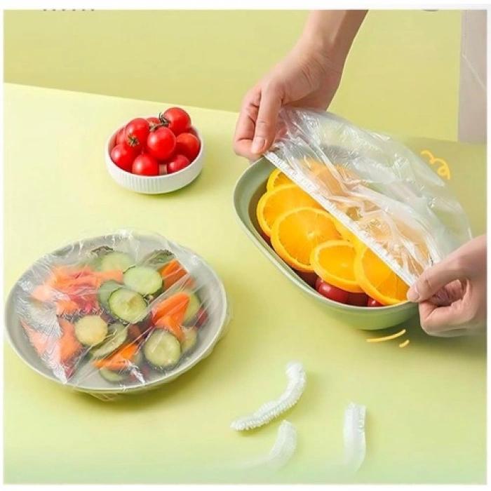 VipMarketim Lastikli Tencere Ve Tabak Bonesi 100 Adet 20cm