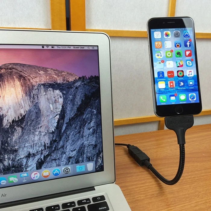 VipMarketim Lazy Acrobat Usb Stand Kablo İphone 5s678 Plus XsXr Usb Kablo-(5775)