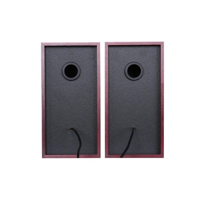 VipMarketim LECOO DS105 6W 1+1 Masaüstü USB Ahşap Kasa Speaker(1923)