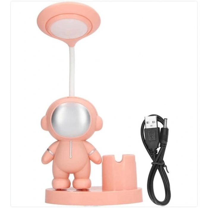 VipMarketim LED Astronot Masa Lambası Ve Kalemlik