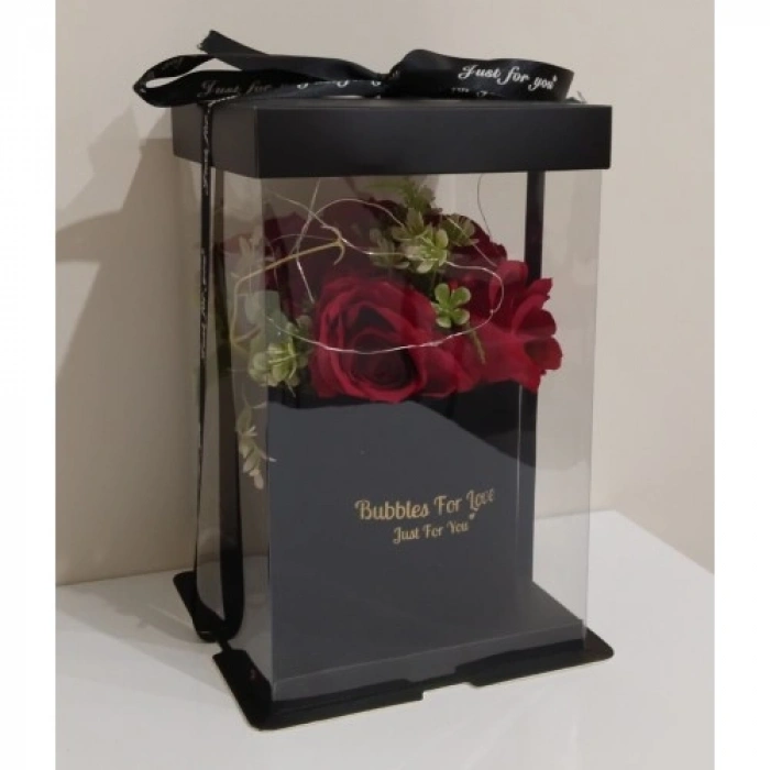 VipMarketim Led Işıklı Kırmızı Sevgililer Günü Hediyesi