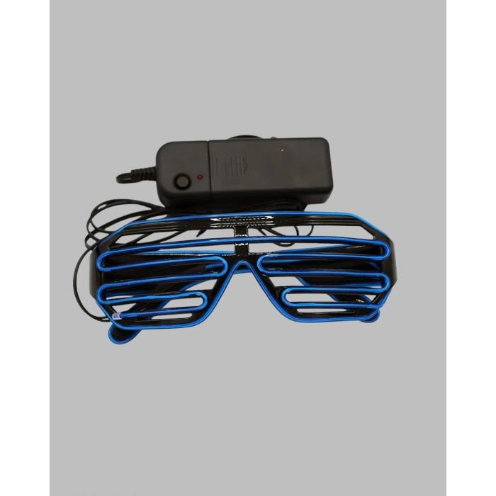 VipMarketim LED Işıklı Parti Gözlüğü Renkli Eğlence Aksesuarı