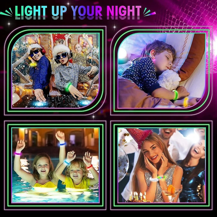 VipMarketim LED Işıklı Pilli Bileklik