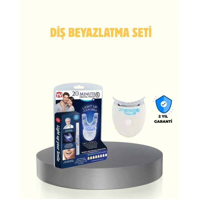 VipMarketim LED Işıklı Profesyonel Diş Beyazlatma Seti