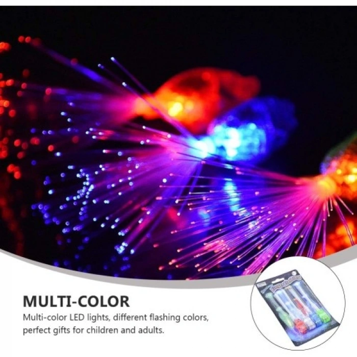 VipMarketim Led Işıklı Renkli Püsküller