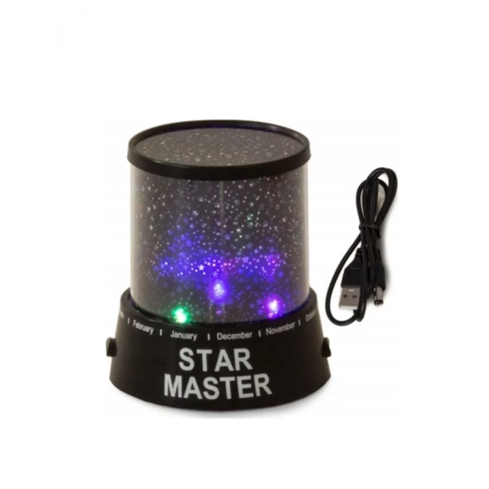 VipMarketim LED Yıldız Projeksiyon Lambası Romantik Oda Atmosfer Işığı