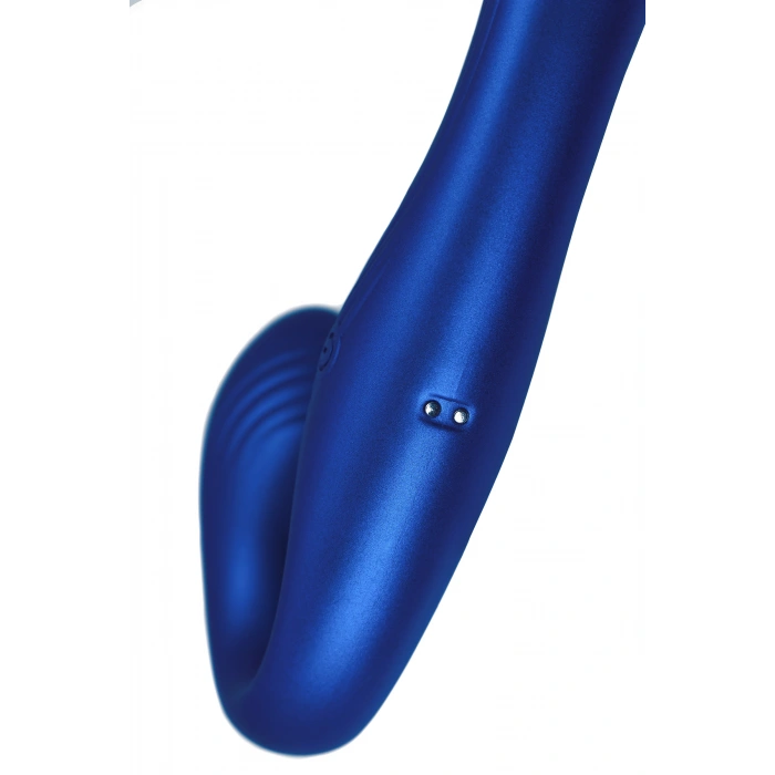 VipMarketim L’Eroina APP ARDEE Kemer Gerektirmeyen Strapon, Uygulama ve Kumandadan Kontrollü, Silikon, Mavi, 31