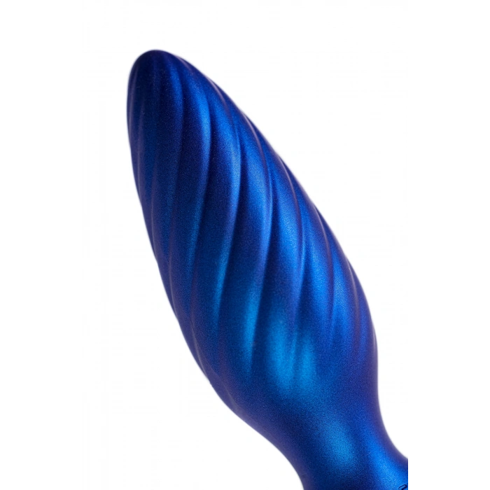 VipMarketim L’Eroina APP CLOSS Uygulama ve Kumandadan Kontrollü Anal Vibratör, Silikon, Mavi, 10.5 cm