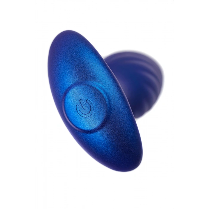 VipMarketim L’Eroina APP CLOSS Uygulama ve Kumandadan Kontrollü Anal Vibratör, Silikon, Mavi, 10.5 cm