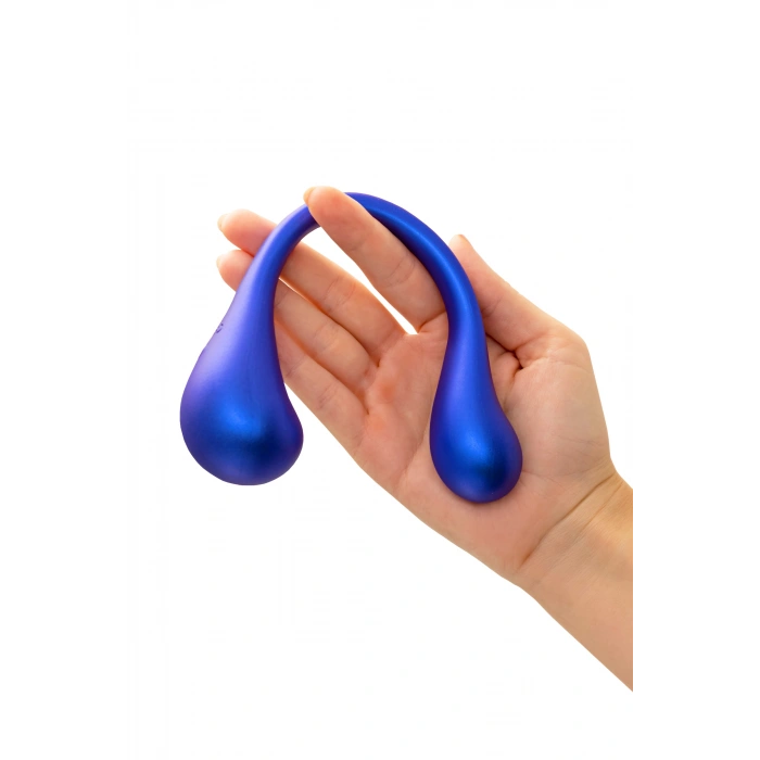 VipMarketim L’Eroina APP ETERN Çok Fonksiyonlu Vibratör, Kumanda ve Uygulama Kontrollü, Silikon, Mavi, 23 cm