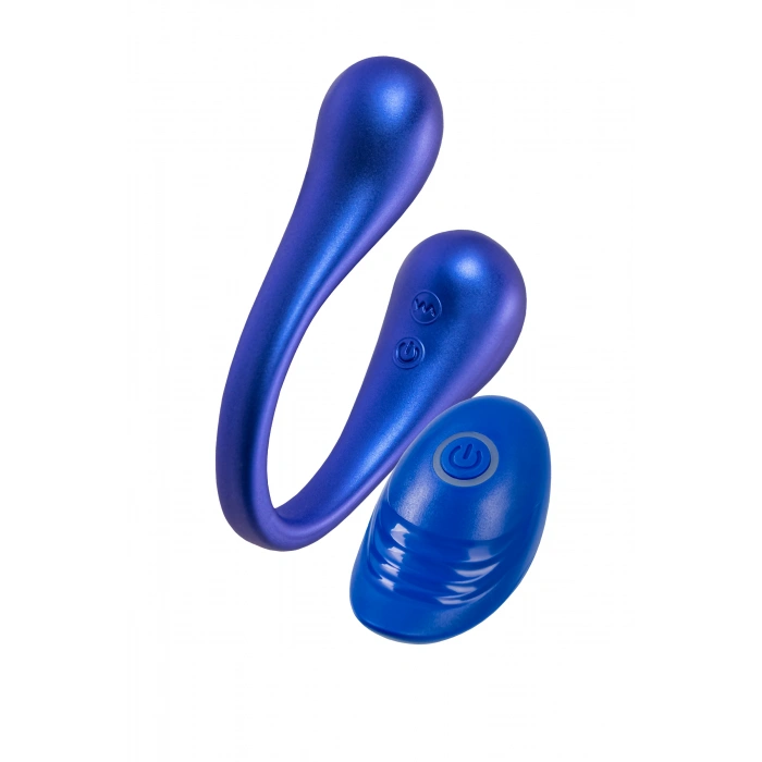 VipMarketim L’Eroina APP INEFY Çok Fonksiyonlu Vibratör, Kumanda ve Uygulama Kontrollü, Silikon, Mavi, 26.5 cm