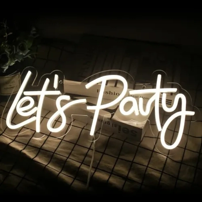 VipMarketim Lets Party Neon Led Tabela
