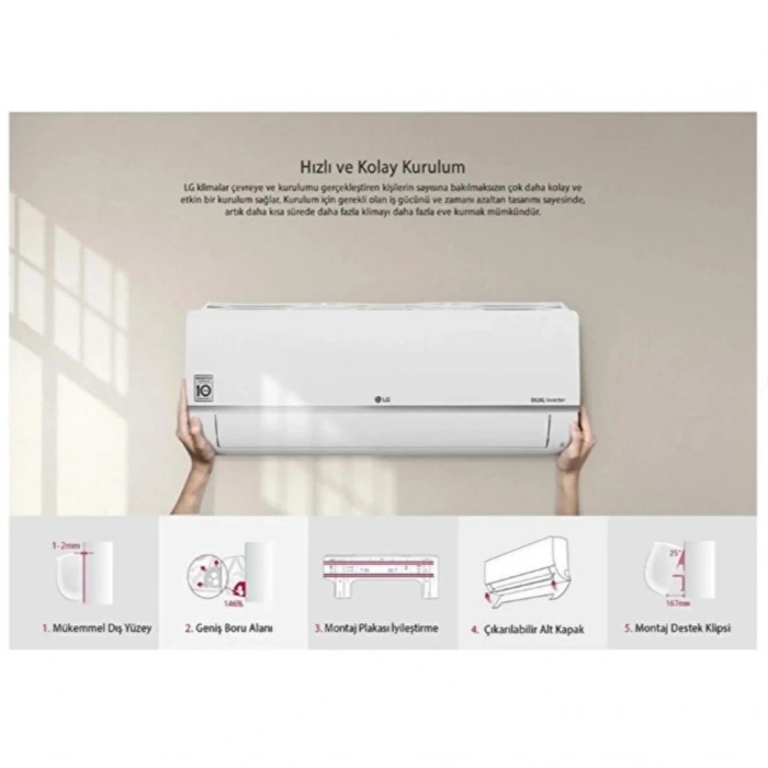 VipMarketim LG PC12SQ S3NM12JA2FA 12000 BTU KLIMA(1923)