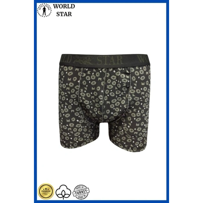 VipMarketim  Likralı Pamuklu Renkli Erkek Boxer