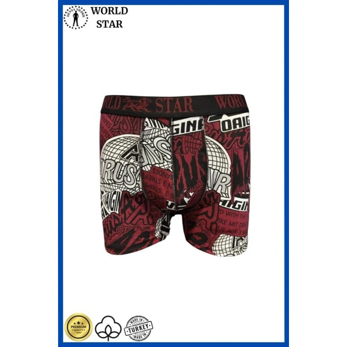 VipMarketim  Likralı Pamuklu Renkli Erkek Boxer