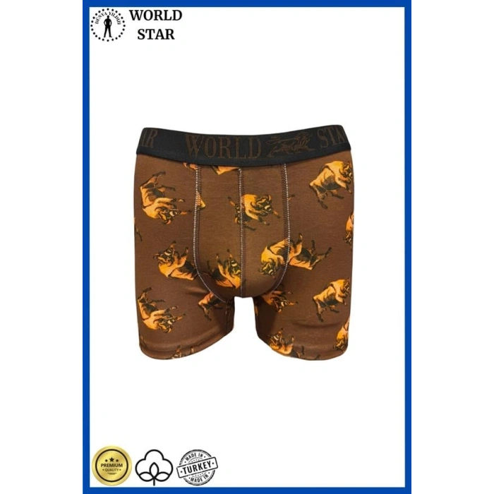 VipMarketim  Likralı Pamuklu Renkli Erkek Boxer