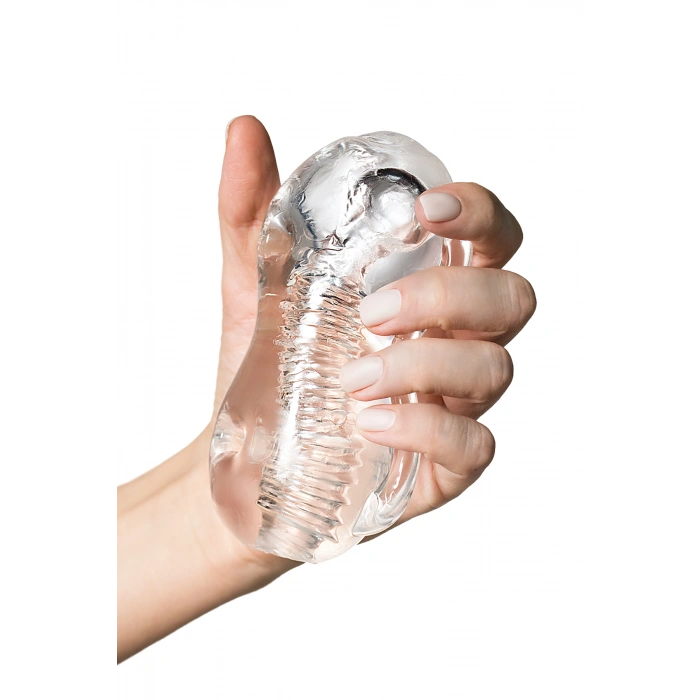 VipMarketim Lingam  Masturbator Indira, TPE, Şeffaf, 14 cm
