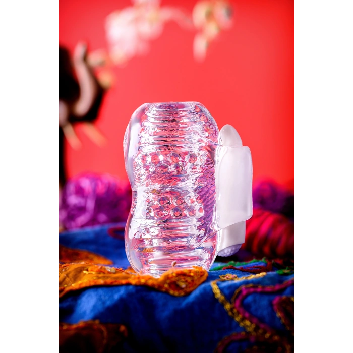 VipMarketim Lingam Masturbator, Khani, TPE, Şeffaf, 9 cm