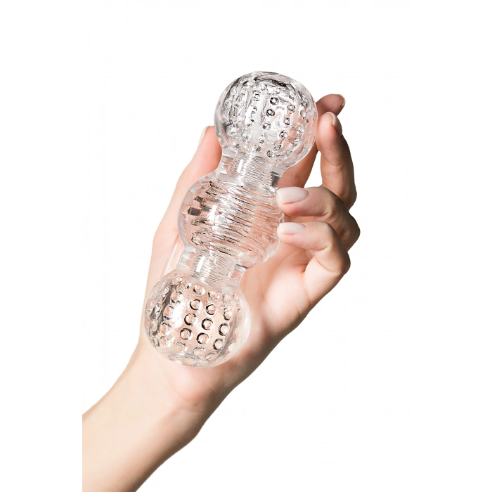 VipMarketim Lingam  Masturbator Rashmi, TPE, Şeffaf, 15,5 cm