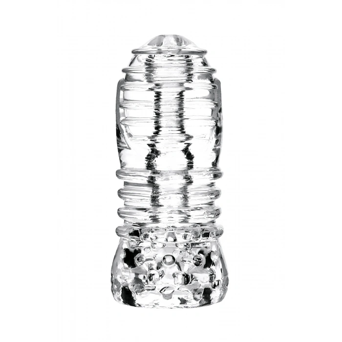 VipMarketim Lingam  Masturbator , Savitri, TPE, Şeffaf, 14 cm
