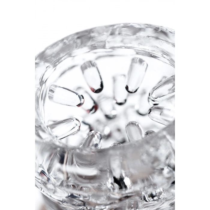 VipMarketim Lingam  Masturbator , Savitri, TPE, Şeffaf, 14 cm