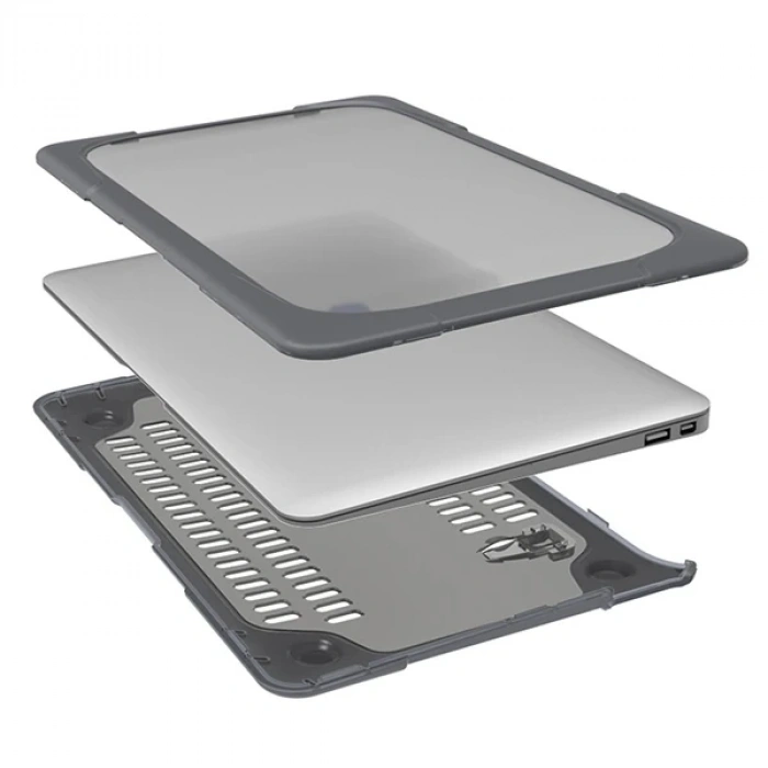 VipMarketim Macbook Air 11A1370A1465 Şeffaf Standlı Koruyucu Kılıf-(5775)