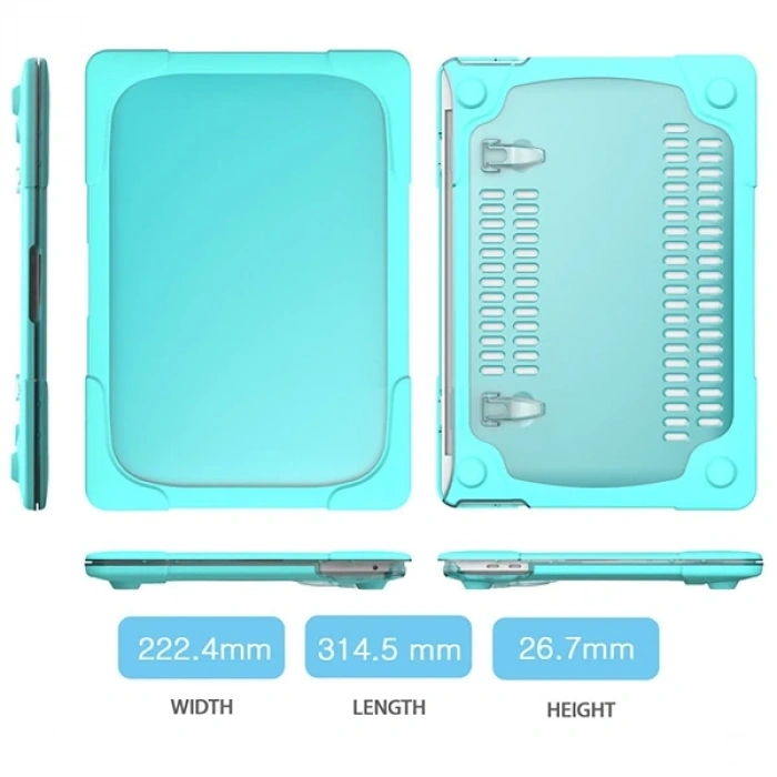 VipMarketim MacBook Pro 13 inch A2289-A2251-A2338 (2020) Standlı Koruyucu Kılıf-(5775)