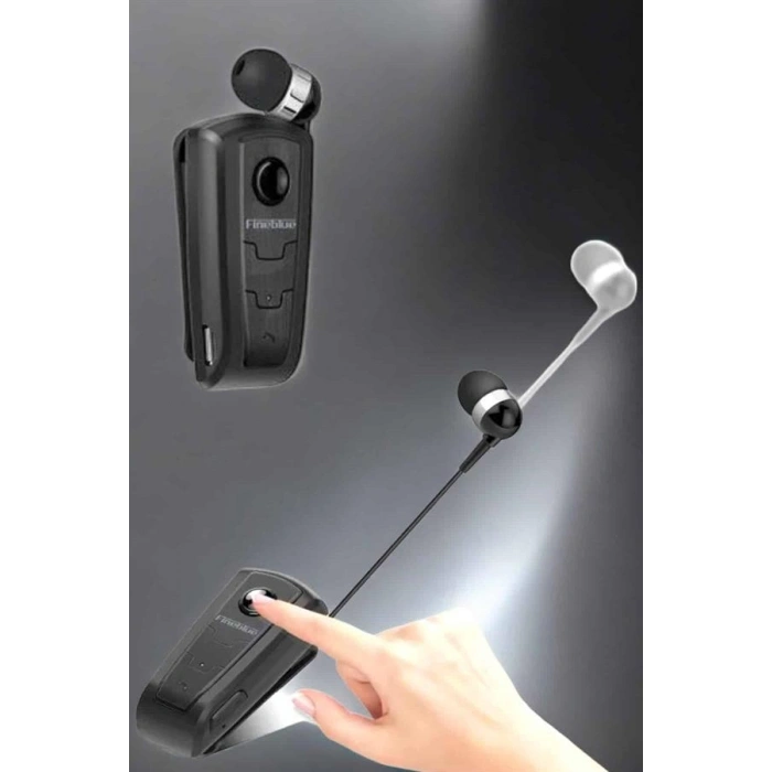 VipMarketim Makaralı Bluetooth Kulaklık Çağrı Cevaplama Kablolu Uzun Pil Ömrü