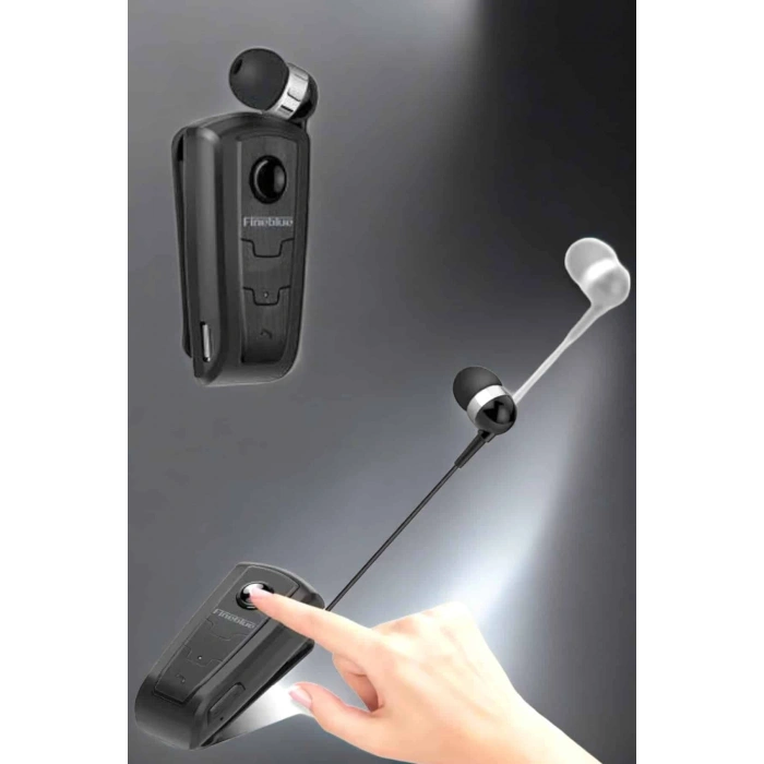 VipMarketim Makaralı Bluetooth Kulaklık Çağrı Cevaplama Kablolu Uzun Pil Ömrü
