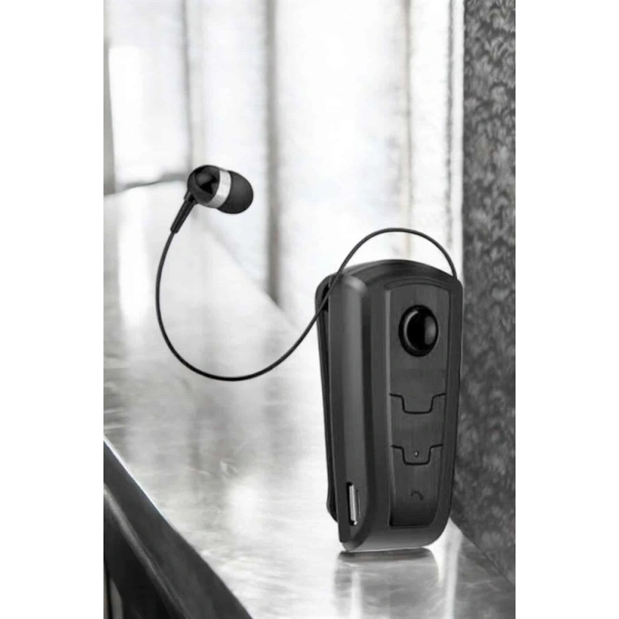 VipMarketim Makaralı Bluetooth Kulaklık Kulak İçi Android iOS Uyumlu Titreşimli