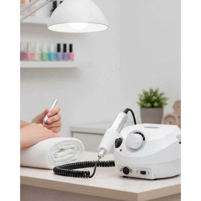 VipMarketim Manikür Pedikür İçin Güçlü ve Sessiz Tırnak Matkap Makinesi