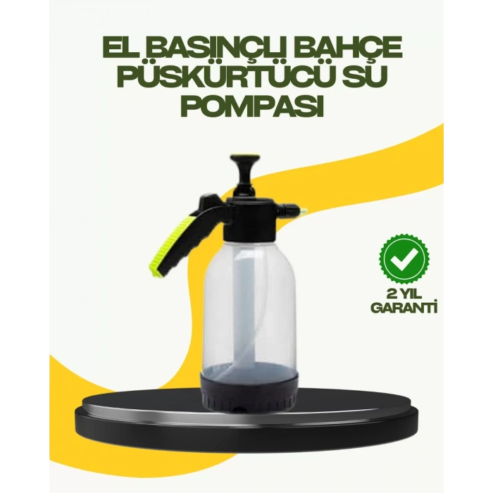 VipMarketim Manuel Basınçlı Köpük Püskürtücü Ayarlanabilir Nozullu 2 Litre Araba Yıkama