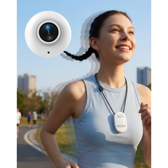 VipMarketim Manyetik Sabitlemeli 1080P Spor Kamera Geniş Açı Lens ve Mobil Bağlantı Özellikli