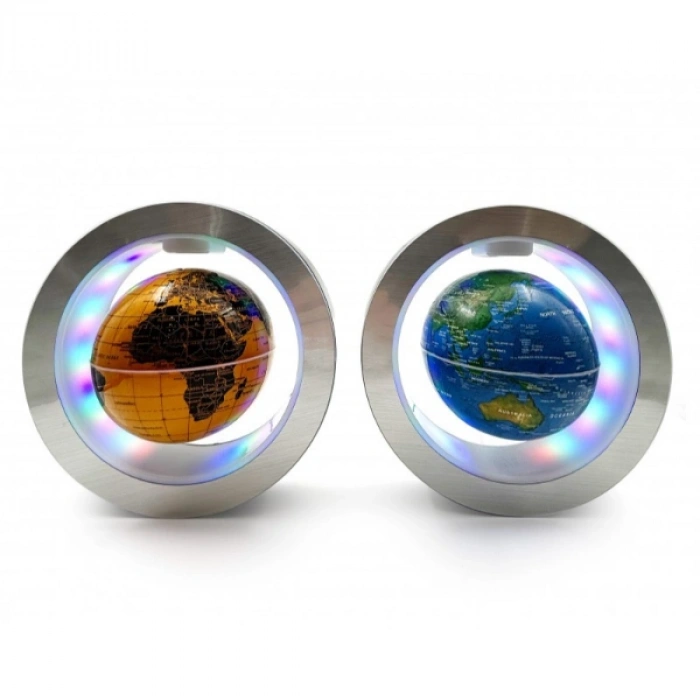 VipMarketim Manyetik Yuvarlak Ledli Dünya Küre