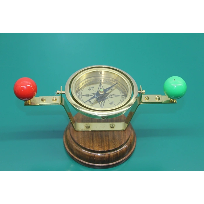 VipMarketim Masa Üstü Pirinç Filika Pusulası