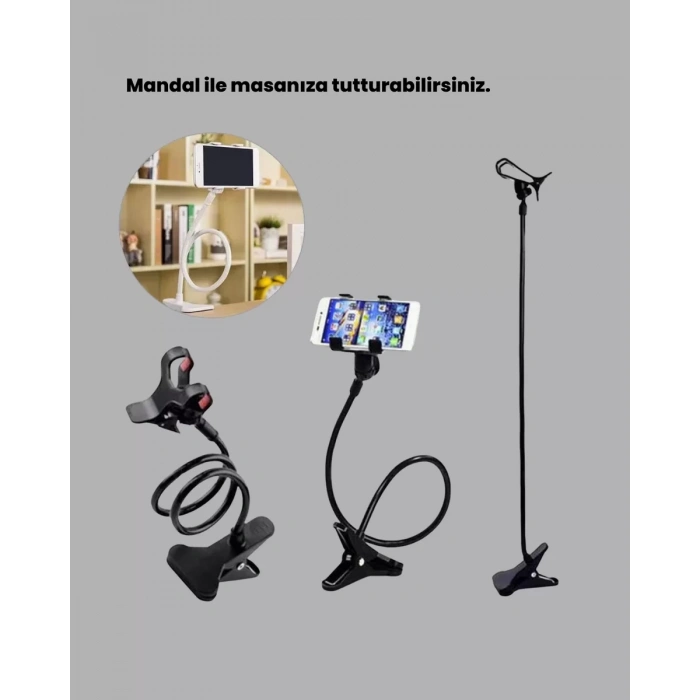 VipMarketim Masa ve Araç İçi Kullanıma Uygun Akrobat Telefon Tutucu