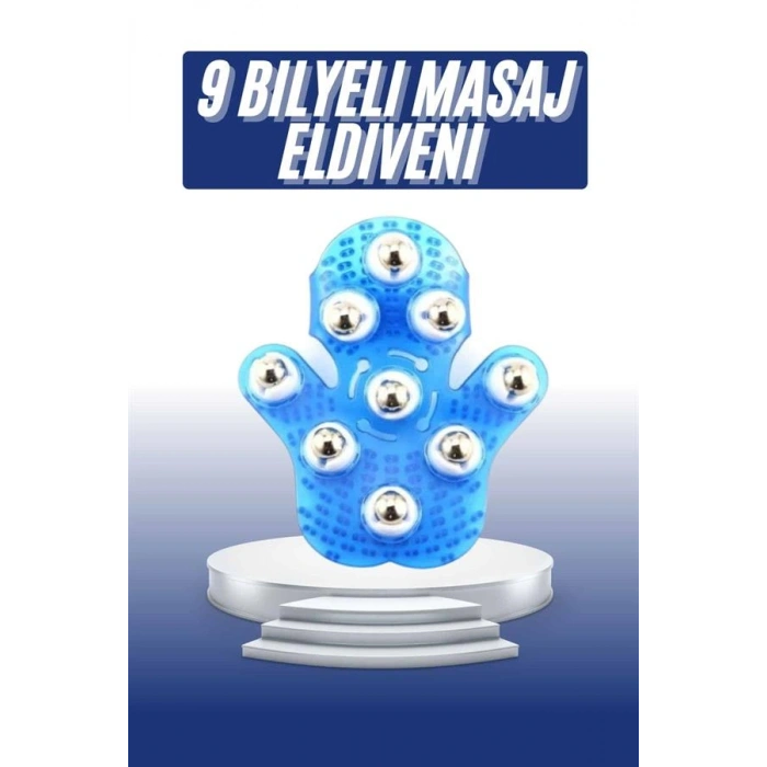 VipMarketim Masaj Aleti El Şeklinde Omuz Bacak Bilyeli Masaj Eldiveni El Şekilli