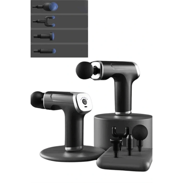 VipMarketim Masaj Tabancası 24v Type-c Hızlı Şarj Girişli Masaj Aleti Uzun Ömürlü