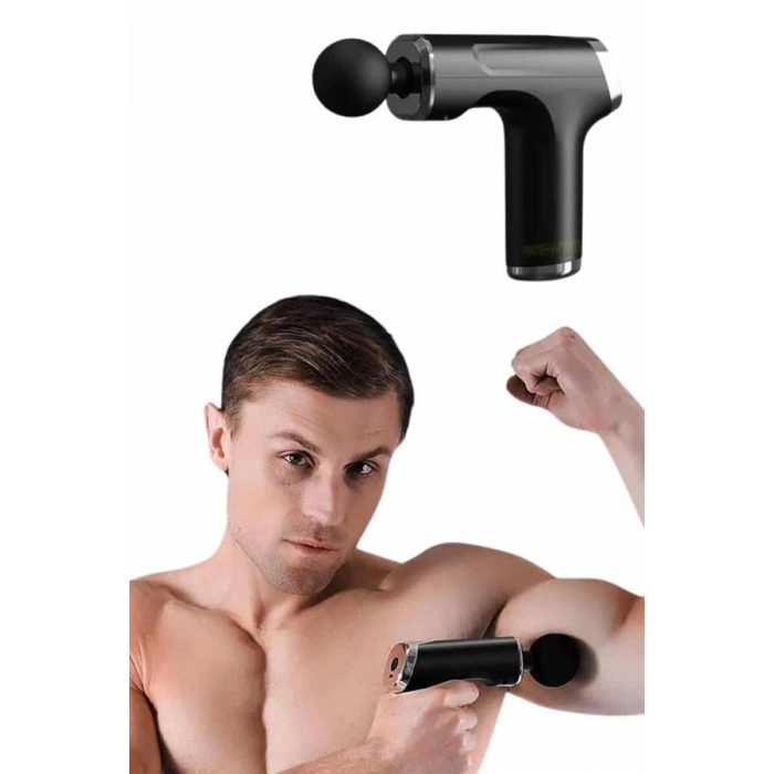 VipMarketim Masaj Tabancası 24v Type-c Hızlı Şarj Girişli Masaj Aleti Uzun Ömürlü