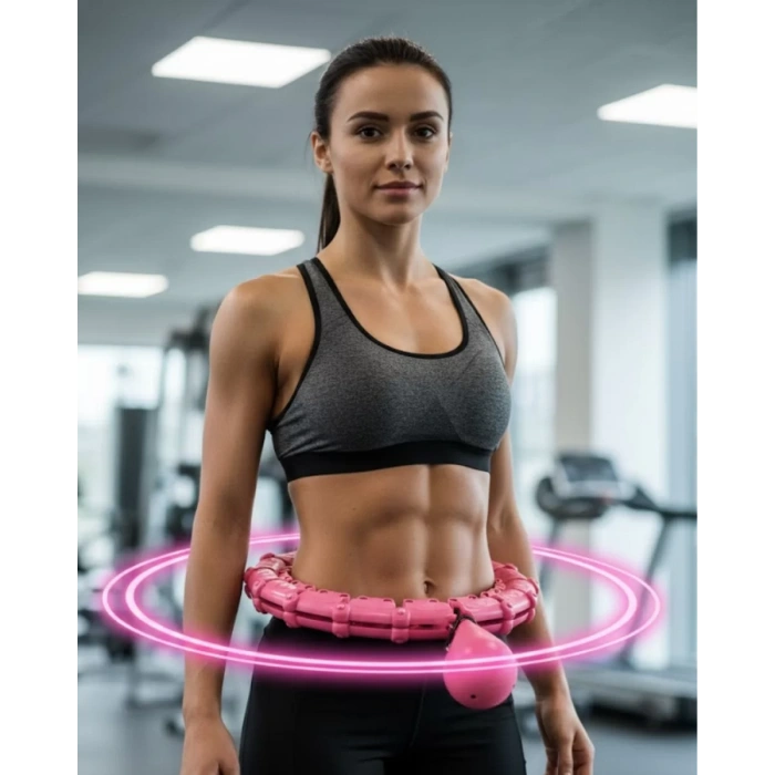 VipMarketim Masajlı Akıllı Hula Hoop Ayarlanabilir Fitness Çemberi
