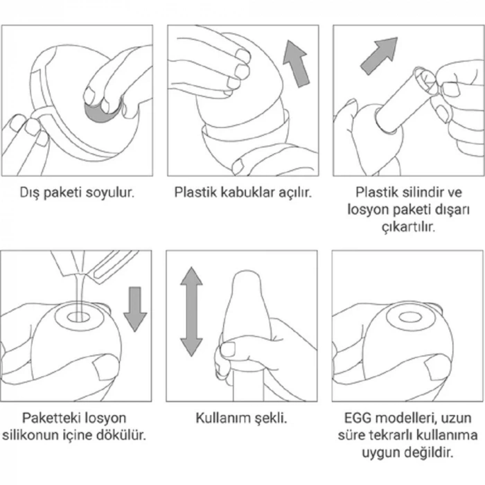 VipMarketim Mastero Cep Tipi Yumurta Mastürbatör