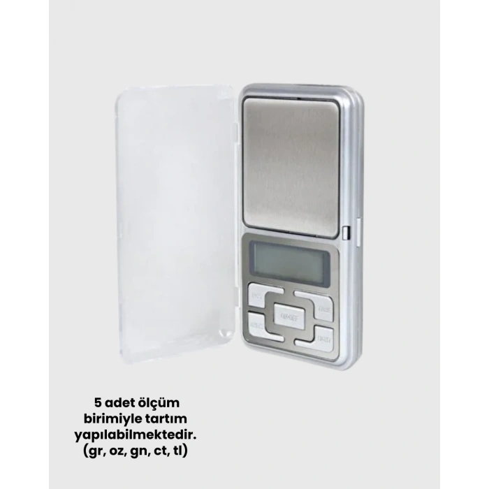 VipMarketim Mavi Işıklı LCD Ekranlı Hassas Tartı Terazisi