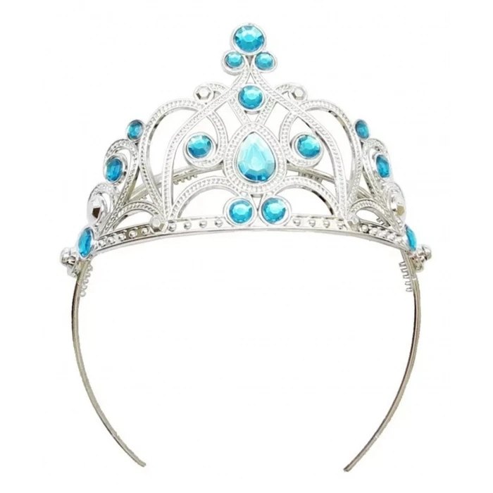VipMarketim Mavi Taşlı Prenses Tacı