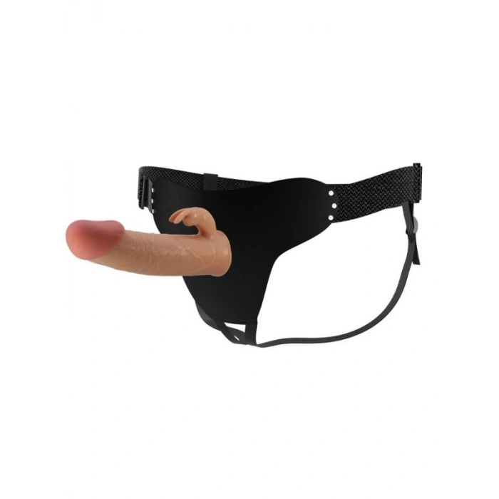 VipMarketim Mavis 5cm Dolgulu Realistik İçi Boş Protez Strapon Belden Bağlamalı