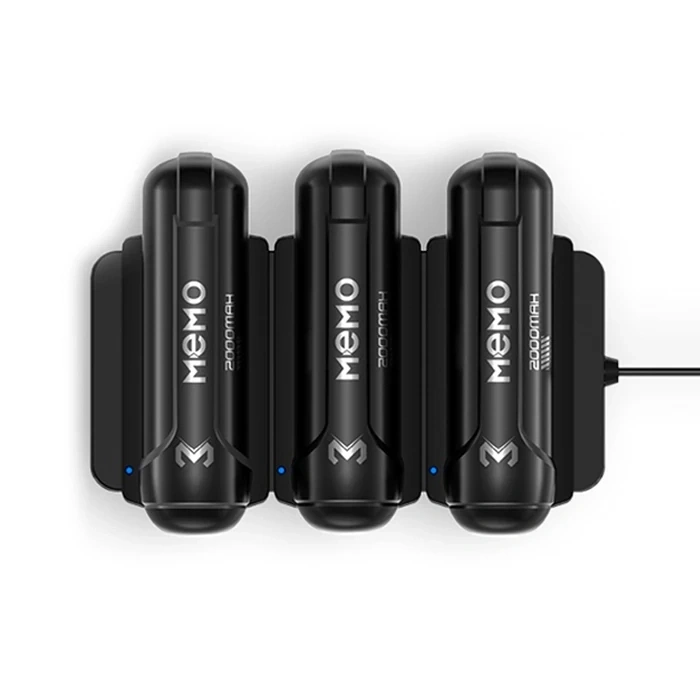 VipMarketim MEMO DL10 - CX12 Telefon Soğutucu Fan Batarya Şarj Paneli + 2 Yedek Powerbank-(5775)