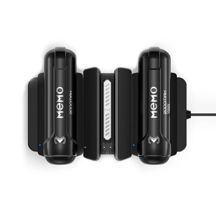VipMarketim MEMO DL10 - CX12 Telefon Soğutucu Fan Batarya Şarj Paneli + 2 Yedek Powerbank-(5775)